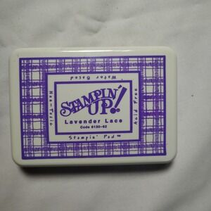 Stampin Up Lavender Lace Water Based Acid Free Non Toxic Ink Pad Crafting‎